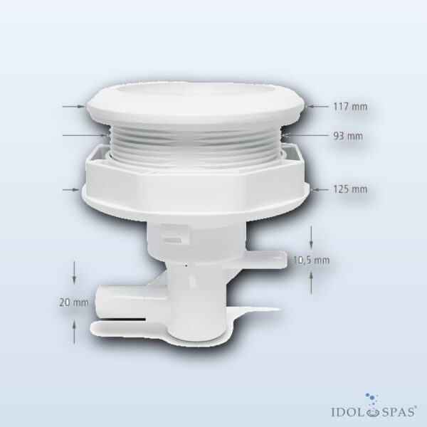 Waterway 3D Düsenkörper 5,5" (133 mm) 228-0018 - Obrázek 2