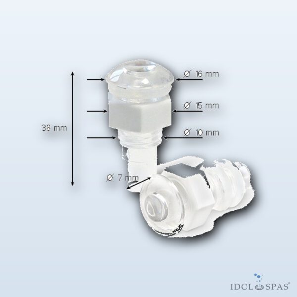 Wellis průchodka pro uložení LED diody (AKU2470) - Obrázek 2