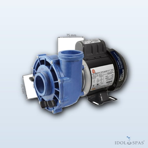 Gecko Aqua-Flo Circ-Master XP Cirkulační čerpadlo 1/15 HP (0,18 kW) 06334000-2040 - Obrázek 2