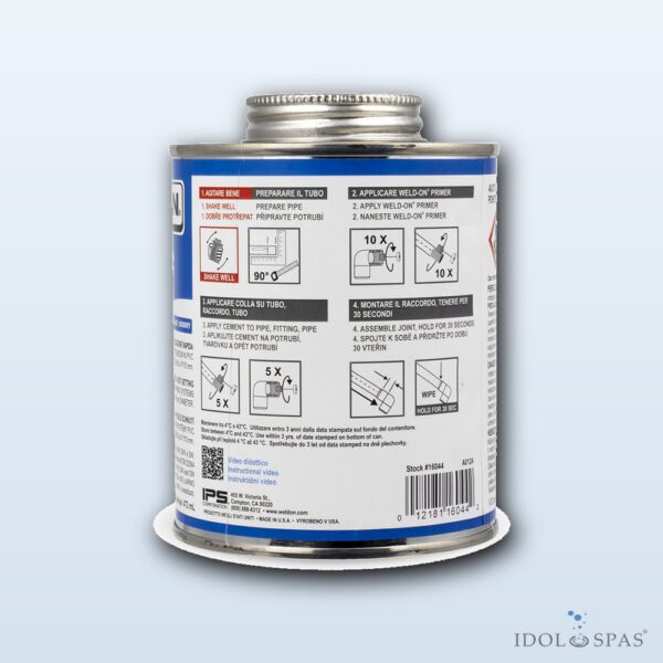 Weld-On USA PVC-Kleber Weld-On 721 473 ml - Obrázek 2