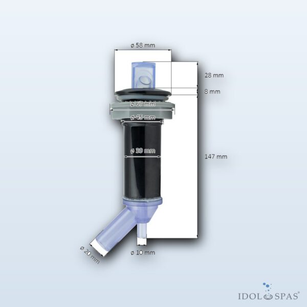 LVJ Soar Pop-Up vodní fontána 2,5", čirá L-2346 - Obrázek 2