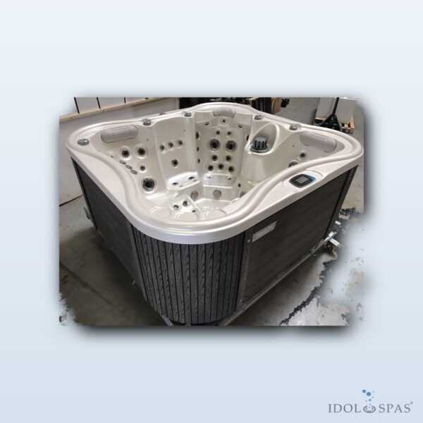 Whirlpool Nemo für 4 Personen 210×197×91 cm, hellgrau (neuwertig) – 8100 - Obrázek 2