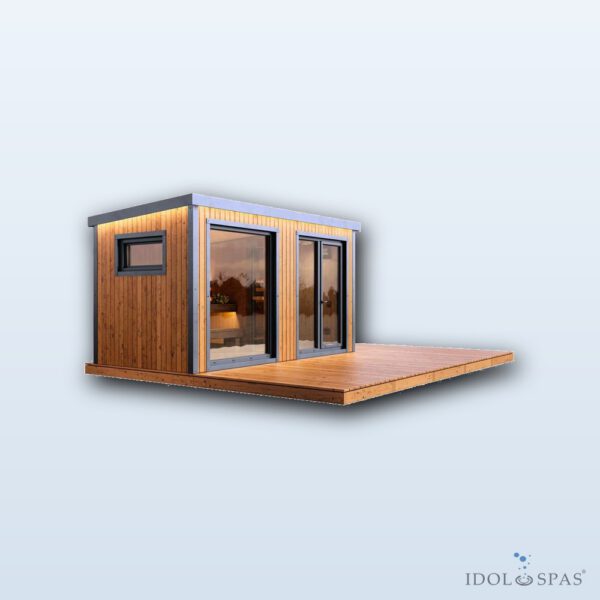 Modular Sauna APEX Duo (4.20 m) with Integrated Shower - Obrázek 2