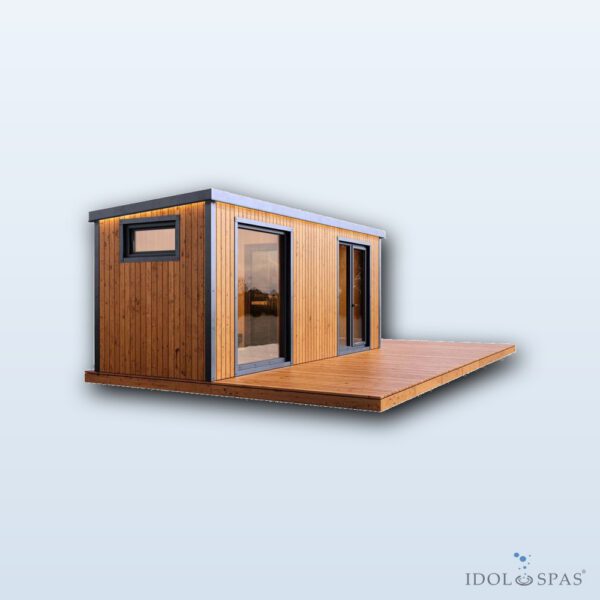 Modulare Sauna APEX Lounge (6 m) mit Dusche und Ruheraum - Obrázek 2