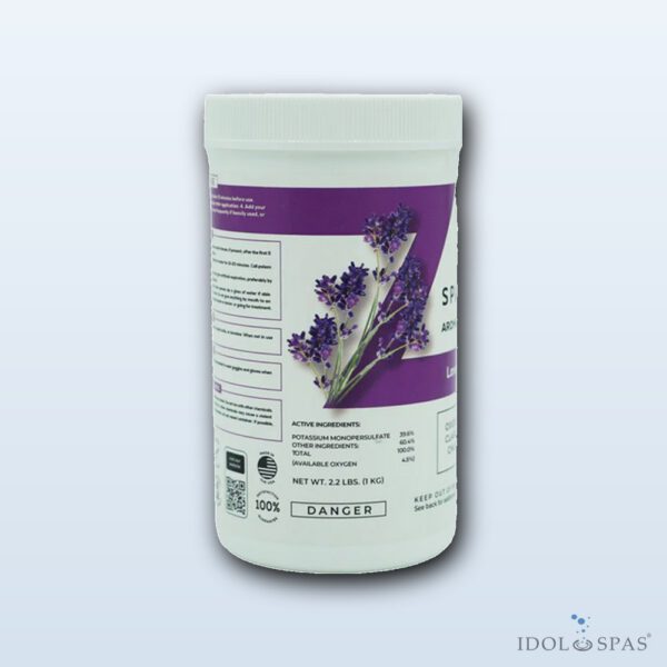 Spazazz Lavender Isle Spa Shock (1 kg) - Obrázek 2