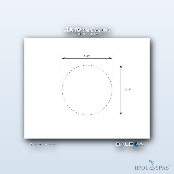 Balboa Ovládací panel AX (AX10A3) - 57186 - Obrázek 3