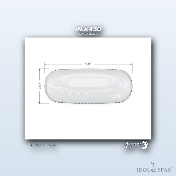 Gecko Aeware Ovládací panel IN.K450-3OP (0607-005012) - Obrázek 3