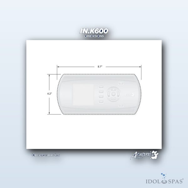 Gecko Aeware Ovládací panel IN.K600 Graphic (0607-008064) - Obrázek 3