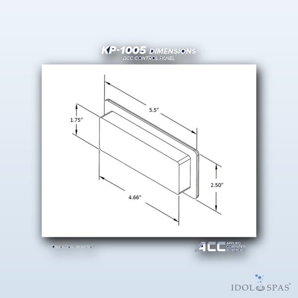 ACC Ovládací panel KP-1005 (ACC-KP-1005) - Obrázek 3