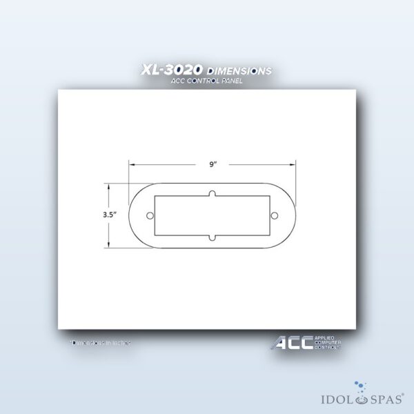 ACC Ovládací panel XL-3020 (220-KP3020-XL) - Obrázek 3