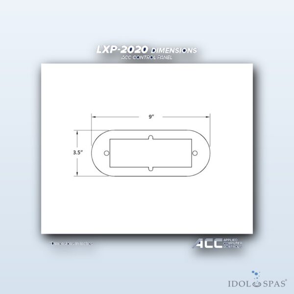 ACC Ovládací panel LXP-2020 (ACC-LPX-2020) - Obrázek 3