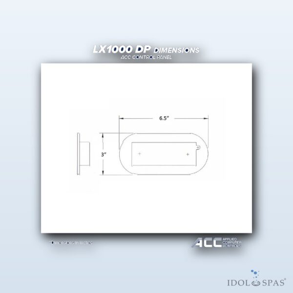 ACC Ovládací panel LX-1000 DP (ACC-LX-1000 DP) - Obrázek 3