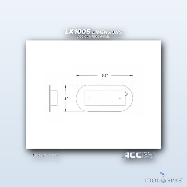 ACC Ovládací panel LX-1005 (220-LX-1005) - Obrázek 3