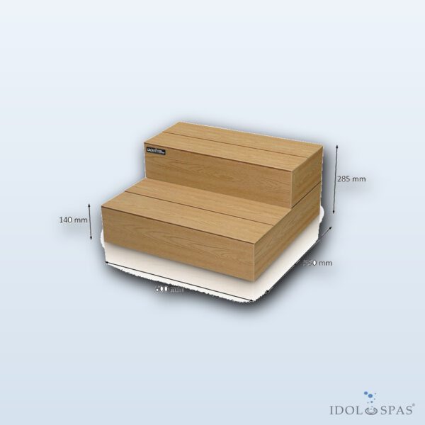 Canadian Spa International Schodiště Lacan MINI – Pacific Brown S03 (29890-S03) - Obrázek 3