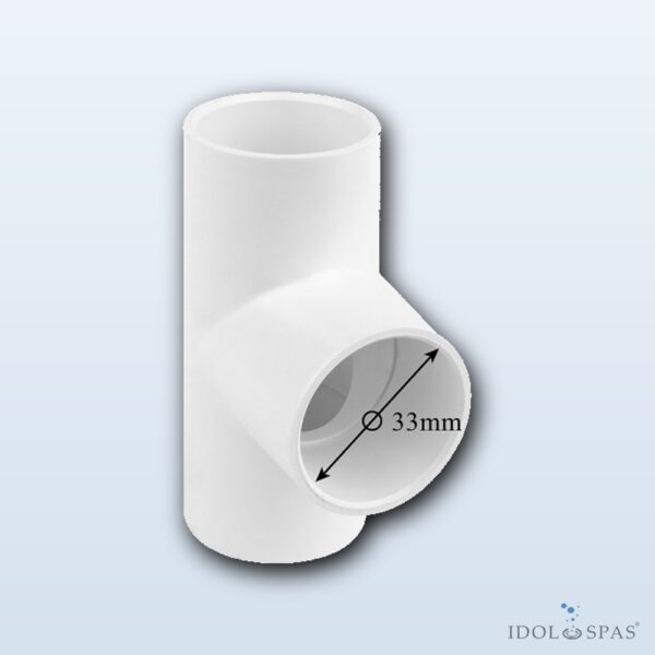 Canadian Spa International T-kus Ø 33 mm (PLASTT33) - Obrázek 3