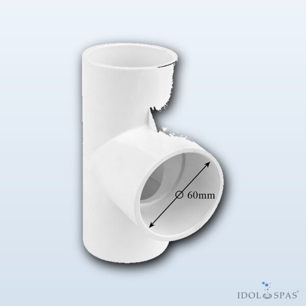 Canadian Spa International T-kus Ø 60 mm (PLASTT63) - Obrázek 3