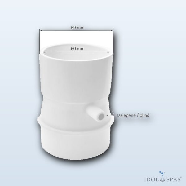 Canadian Spa International Přechodka pro sací koš z 73 mm (vnější) na 60 mm (vnitřní) (PREC-SANI) - Obrázek 3