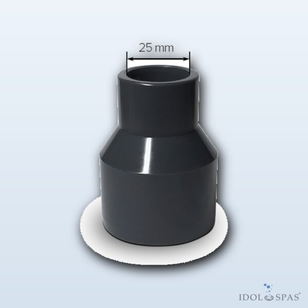 Canadian Spa International Přechodka dlouhá D50-25 PVC z 50 mm (vnější) na 25 mm (vnitřní) (01.03.09.00093) - Obrázek 3