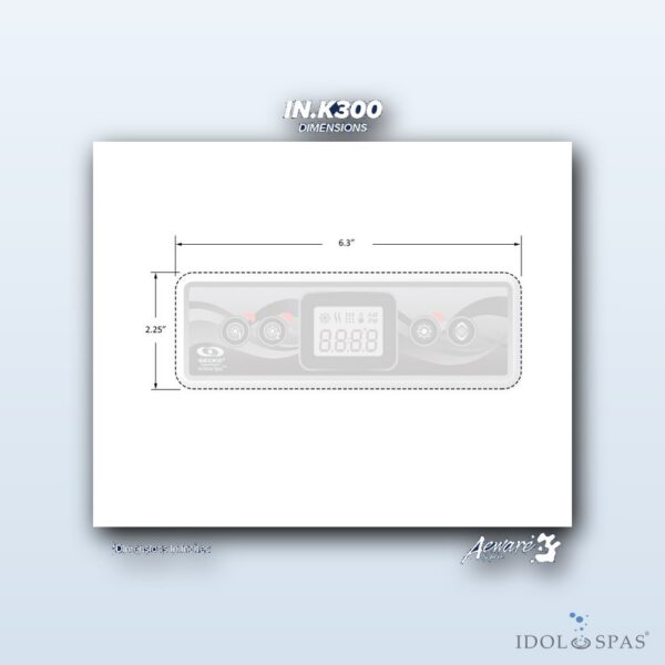 Wellis ovládací panel IN.K300-2OP (ACM0760) - Obrázek 3