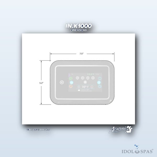 Wellis ovládací panel IN.K1000 dotykový (ACM0912) - Obrázek 3