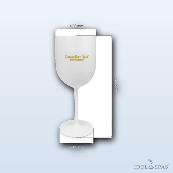 Canadian Spa International unbreakable glass Canadian Spa white, 500 ml - Obrázek 3