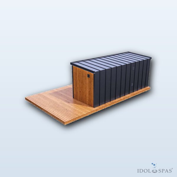Modulare Sauna APEX Lounge (6 m) mit Dusche und Ruheraum - Obrázek 3