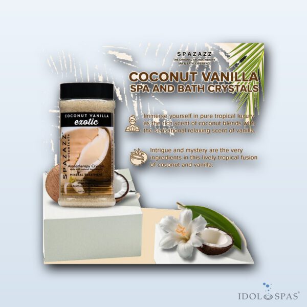 Spazazz Coconut Vanilla aroma krystaly pro vířivky 482 g - Obrázek 3
