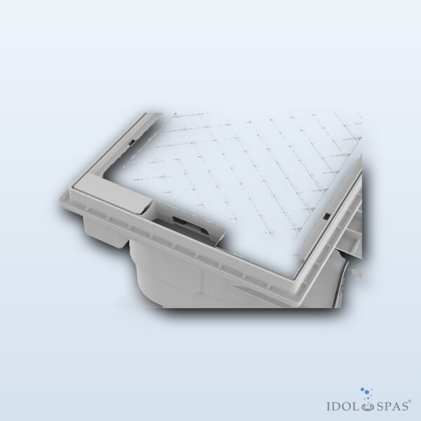 Skimmer X600-PRO, pro fólie, s mosaznými zástřiky - pískový - Obrázek 3