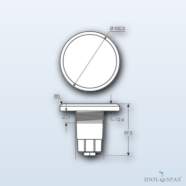 Žárovka LED 100 mm – bílá 7 W - Obrázek 3