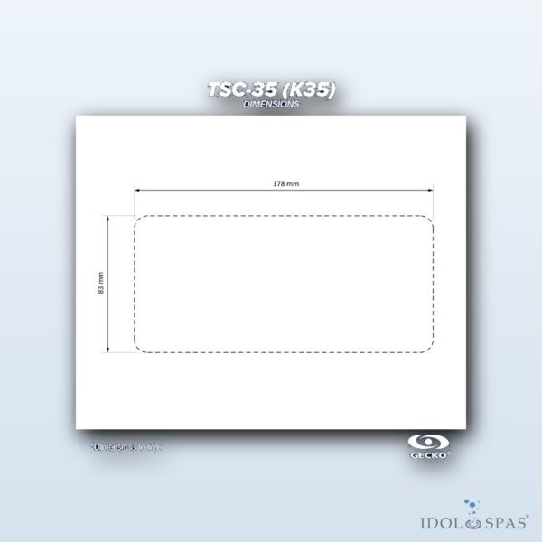 Gecko Ovládací panel TSC-35 / K-35 (6 tlačítek) (0202-007143) - Obrázek 4