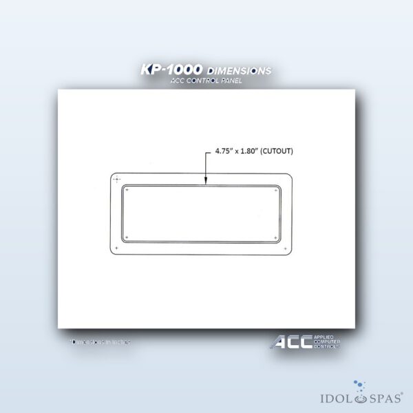 ACC Ovládací panel KP-1000 (220-KP1000) - Obrázek 4