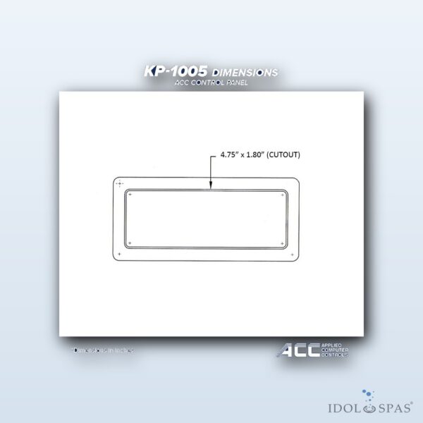 ACC Ovládací panel KP-1005 (ACC-KP-1005) - Obrázek 4
