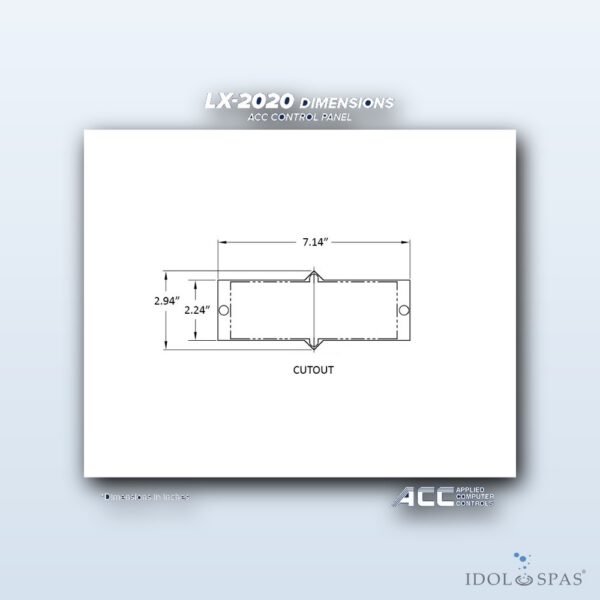 ACC Ovládací panel LX-2020 (ACC-LX-2020) - Obrázek 4