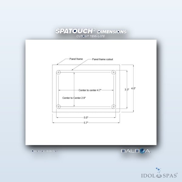 Balboa Ovládací panel SpaTouch3 (57255-06) - Obrázek 4