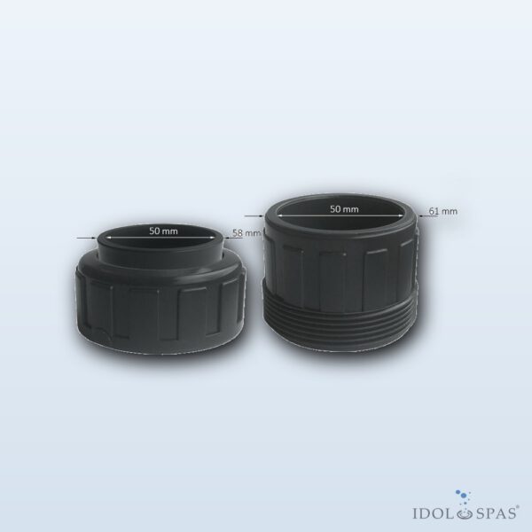 Canadian Spa International Šroubení D50 PN16 na lepení 50 mm PV50050AP - Obrázek 4