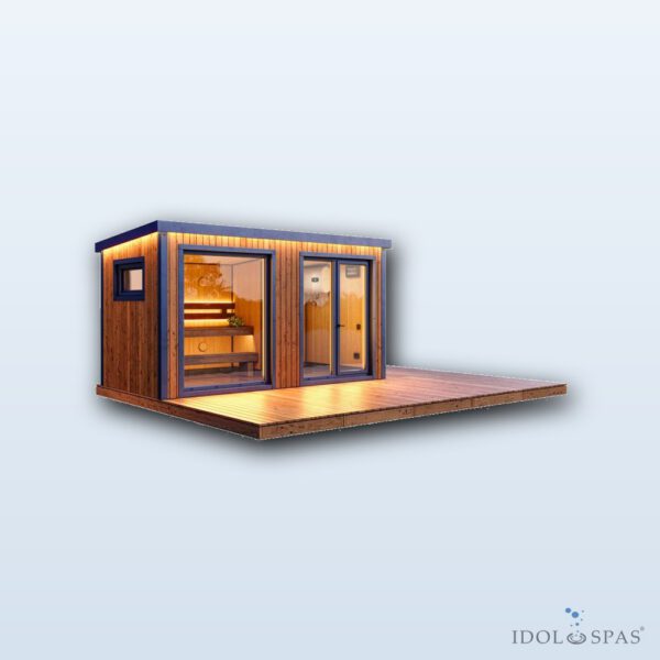 Modular Sauna APEX Duo (4.20 m) with Integrated Shower - Obrázek 4