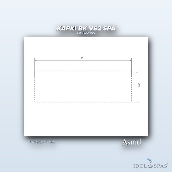 Astrel Ovládací panel KAPKI BK VS2 SPA (PFATIC035000) - Obrázek 4