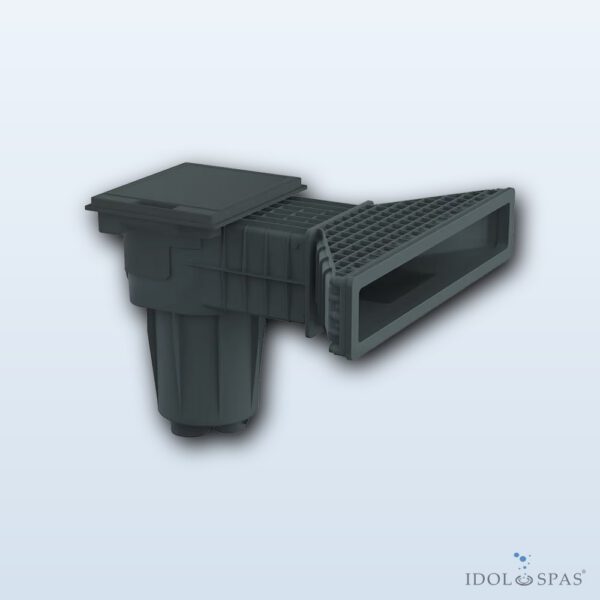 Skimmer X600-PRO, für Folien, mit Messingeinsätzen - dunkelgrau - Obrázek 4