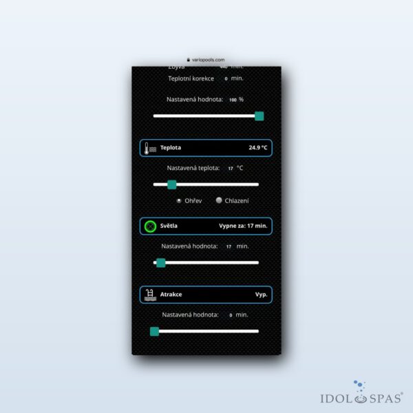 VArio – WiFi modul verze 1.4 (inteligentní řízení bazénu) - Obrázek 4