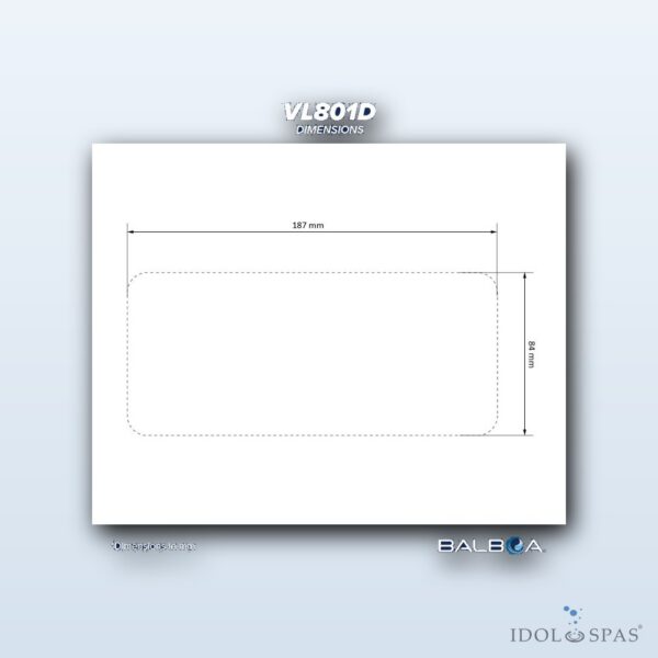 Balboa Control Panel VL801D - 54108-01 - Obrázek 4