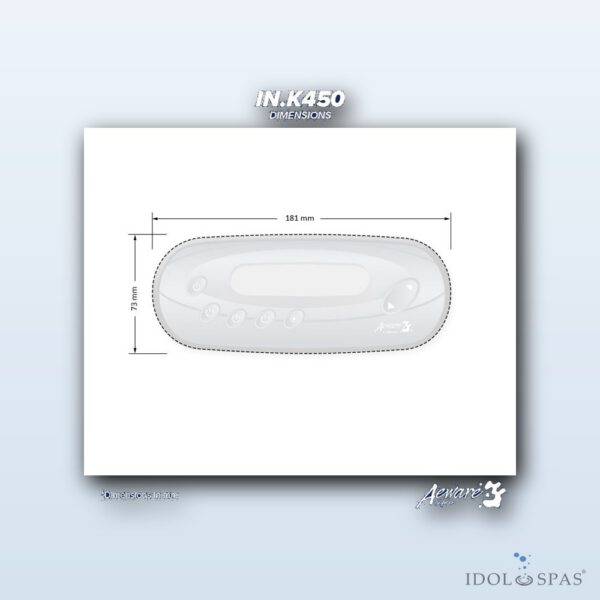 Gecko Aeware Ovládací panel IN.K450-3OP (0607-005012) - Obrázek 4