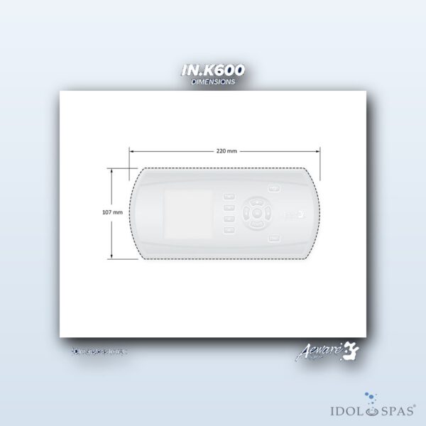 Gecko Aeware Ovládací panel IN.K600 Graphic (0607-008064) - Obrázek 4