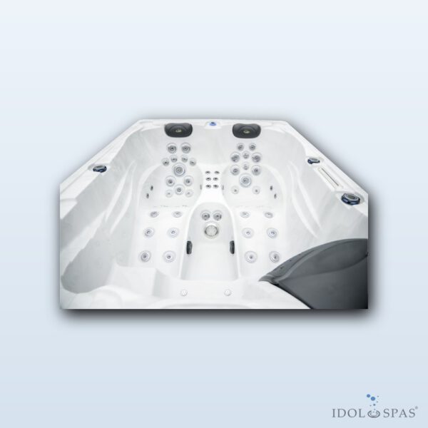 Lovia L301 vířivá vana pro 3 osoby 220x156x88 (White marble / Blackstone) - Obrázek 5