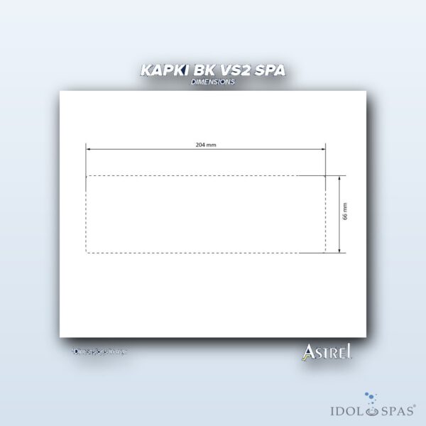 Astrel Ovládací panel KAPKI BK VS2 SPA (PFATIC035000) - Obrázek 5
