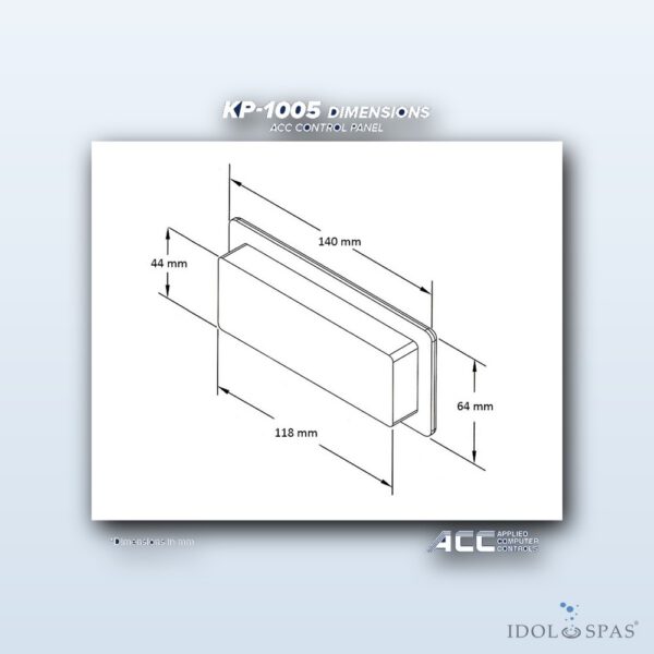 ACC Ovládací panel KP-1005 (ACC-KP-1005) - Obrázek 5