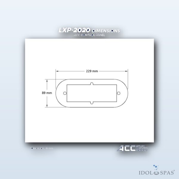 ACC Ovládací panel LXP-2020 (ACC-LPX-2020) - Obrázek 5