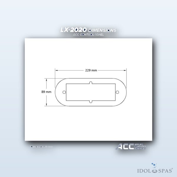 ACC Ovládací panel LX-2020 (ACC-LX-2020) - Obrázek 5