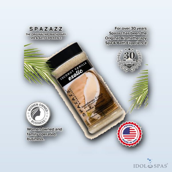 Spazazz Coconut Vanilla aroma krystaly pro vířivky 482 g - Obrázek 6