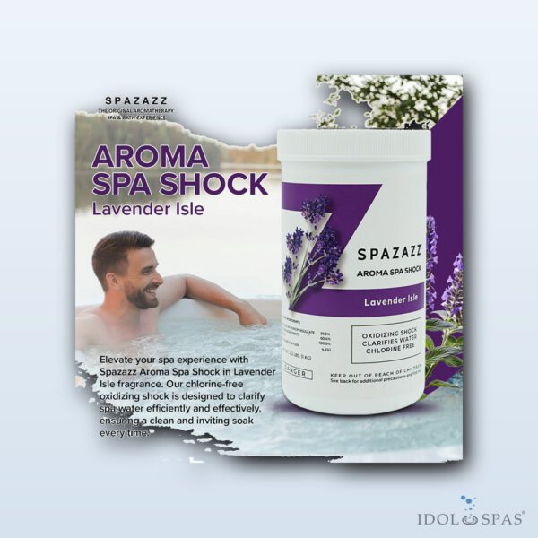 Spazazz Lavender Isle Spa Shock (1 kg) - Obrázek 6