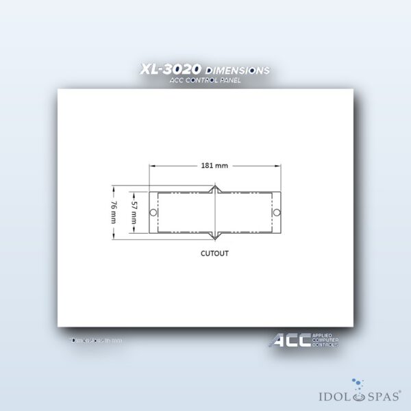 ACC Ovládací panel XL-3020 (220-KP3020-XL) - Obrázek 6